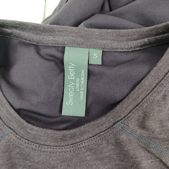 Sweaty Betty Compound Jersey Tank Size S In Aubergine Marl Women Pull On - Picture 7 of 11